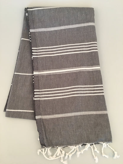 منشفة تركية أفرديسياز سلطان بشتمال (300 جم) مغسولة مسبقًا