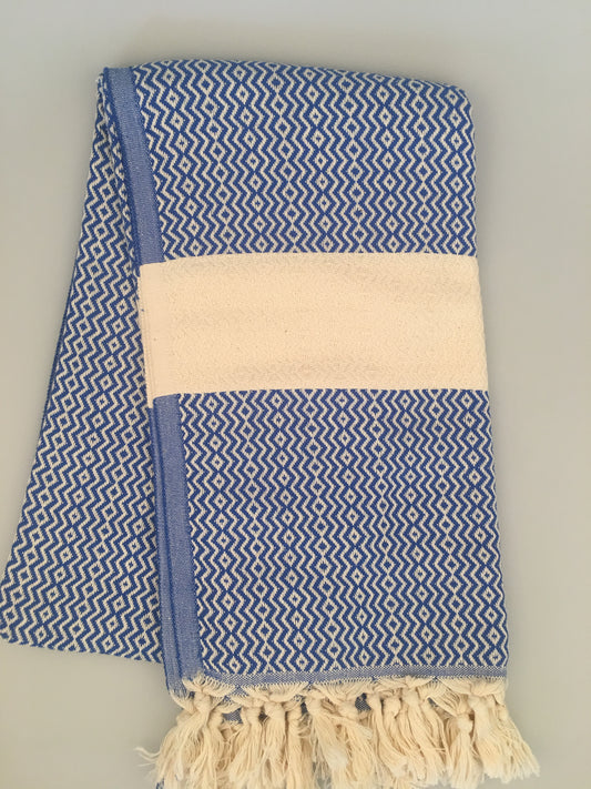 منشفة تركية ليكيا ليتون الشاطئية بشتمال (430 جم)