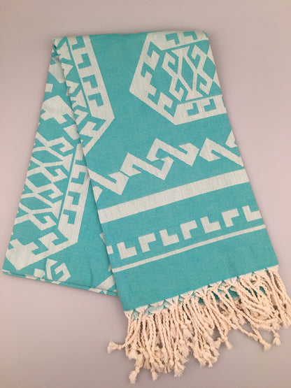 منشفة تركية يوروموس جاكار بشتمال (300 جم / 400 جم)